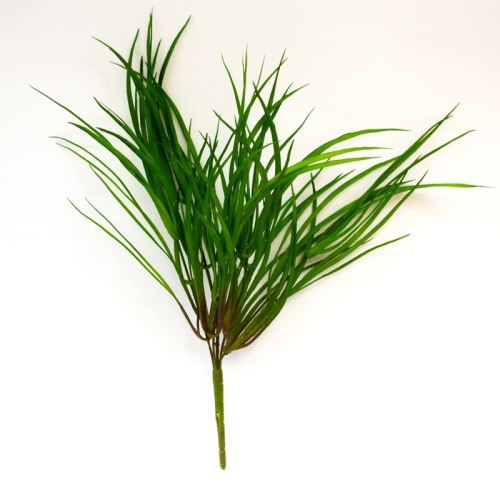 Trs trávy zelený, v 37cm,  umělé vlákno