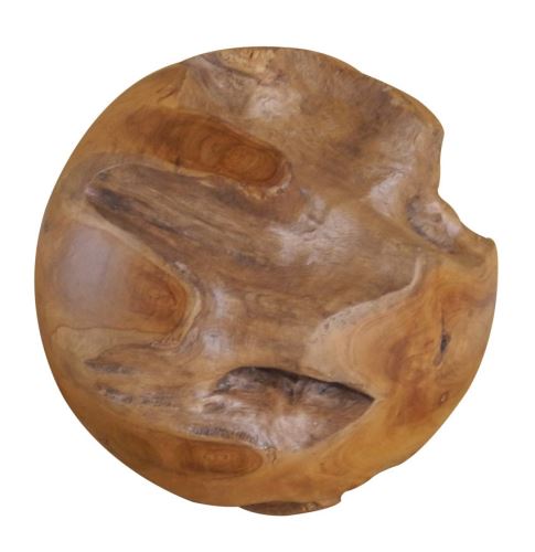 Ball of teak, 27x27x27 cm, teak wood