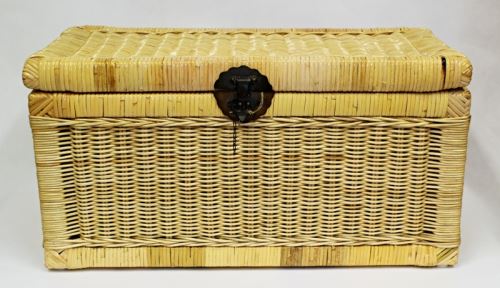 Suitcase made of rattan, 59x29x29 cm, rattan