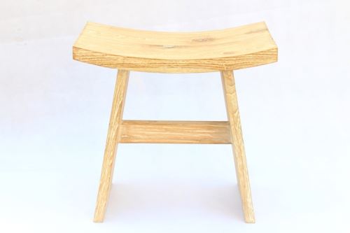 Dřevěná stolička z teaku, 50x27x50cm,  přírodní