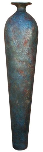 Terracotta high vase, 30x30x150cm, multicolour terracotta
