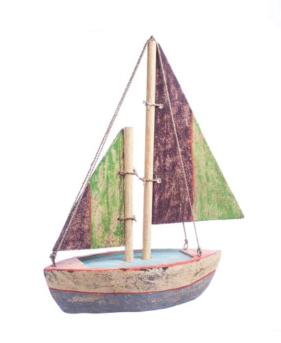 Sailing boat, wood