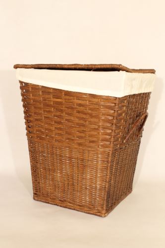 Laundry basket with canavas