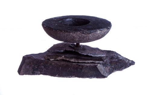 Stone candlestick