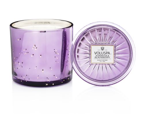 LUXURY CANDLE, GRANDE MAISON CANDLE WITH LID 36 oz, Aurantia & Blackberry