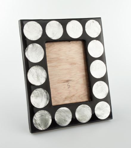 Photo frame from mother of pearl