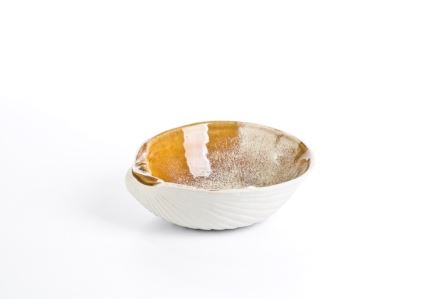 Keramická miska Lokan,  béžová -  keramika
