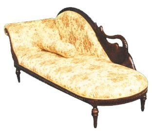 Swan sofa, 180x65x90 cm, wood