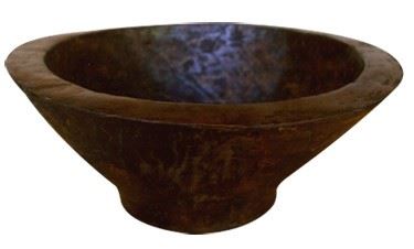 Wooden ethno bowl, 30x30x13