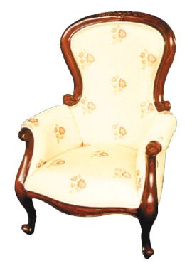 Grandfather chair, 75x65x110 cm,  wood