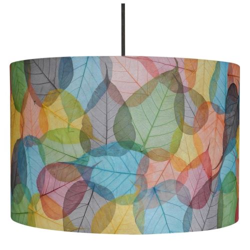 Hanging chandelier with colorful petals, 45x45x30cm