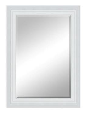 Zrcadlo Classic bílé,  dřevo