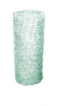 Glass lamp in the shape of a cylinder