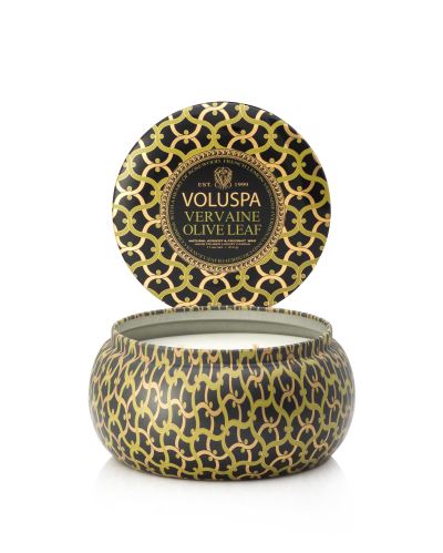 LUXURY CANDLE, MAISON METALLO CANDLE 11 oz, Vervaine Olive Leaf