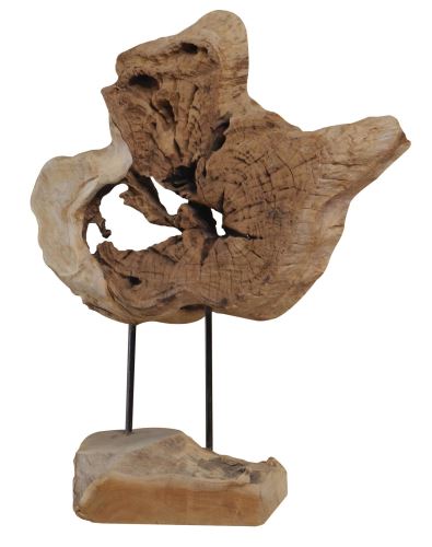 Wood on pedestal decoration, more sizes, 60x16x75 cm, exotic wood