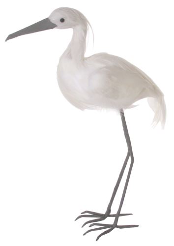 White crane, white, 29cm