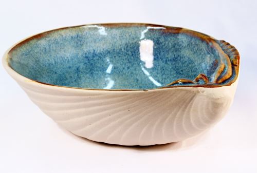 Keramická miska Biru Lokan modro-bílá keramika