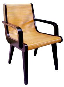 Chair made of bamboo, 51x51x77 cm  brown, bamboo