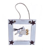 Angel in frame, wood